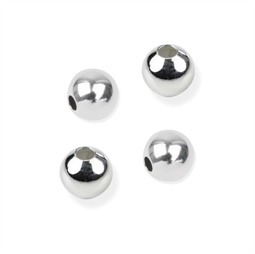 6 mm  Sterling sølvperler